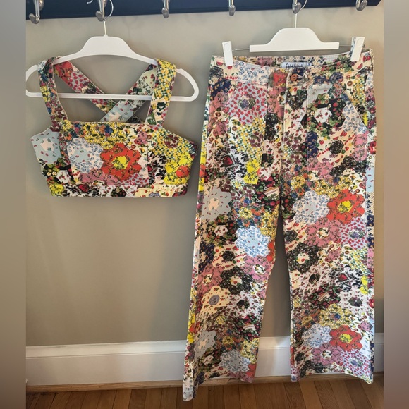 Rachel Antonoff Tops - Rachel Antonoff Antonia Top and Mike Wide Leg Pants Set